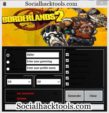 Borderlands 2 hack tool